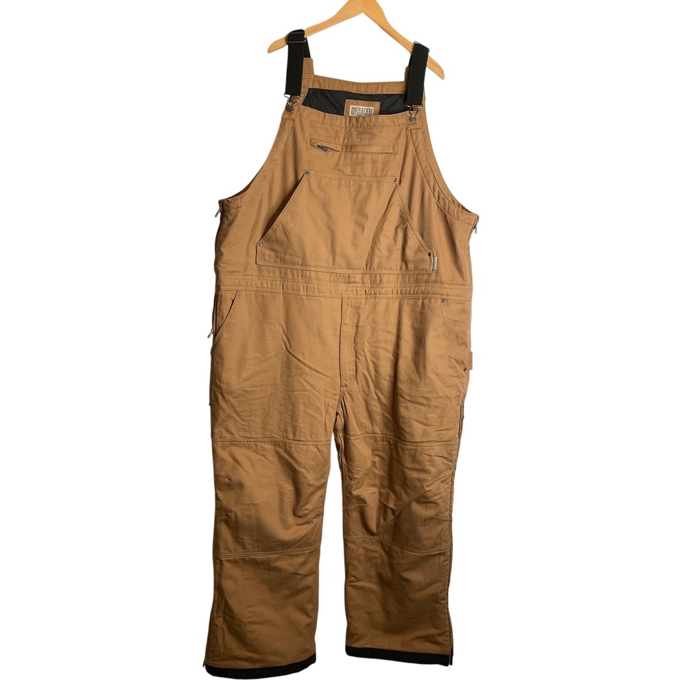 Duluth Trading Co Overalls Cotton Insulated 3M Work Bib Heavy Duty 3XL x 30"